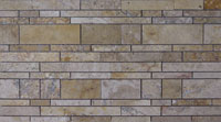 Travertine Stacked Stone Panel